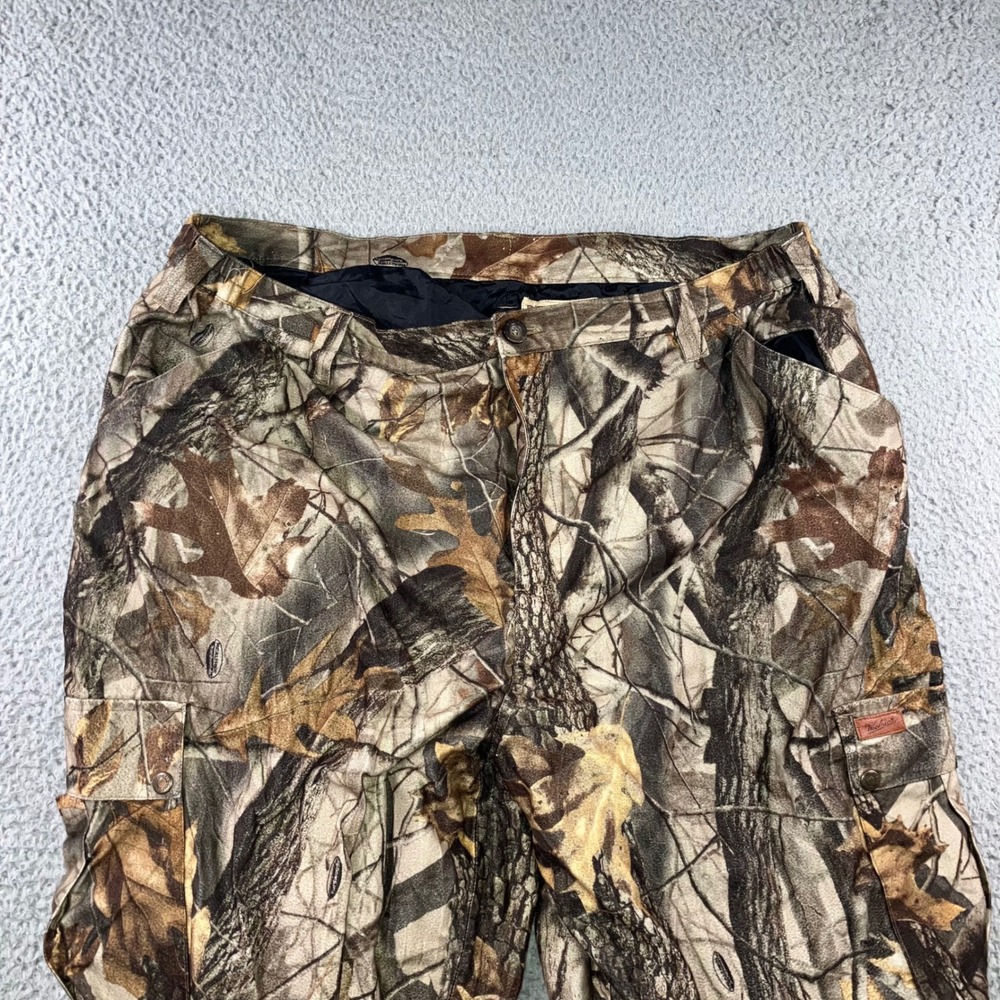 VTG Woolrich Camo Cargo Pants Mens XXL Hardwoods Outdoor Gorpcore Grunge 41x31‎